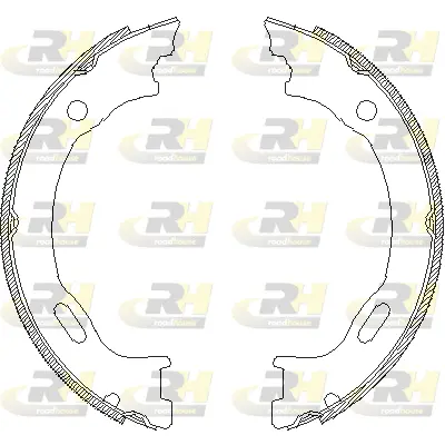 Brake Shoe, parking brake (4707.01)