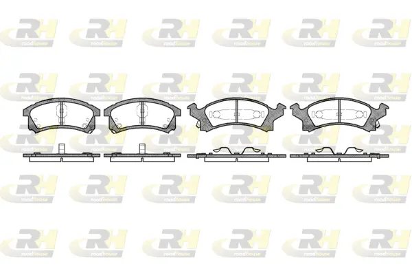 Brake Pad Set, disc brake (2538.04)