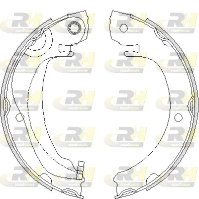 Brake Shoe, parking brake (4680.00)