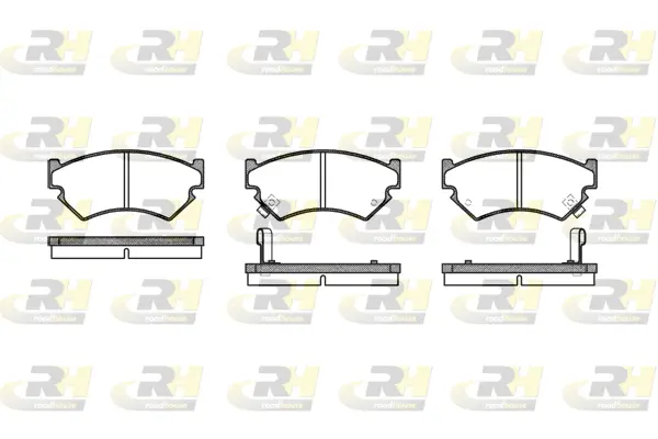 Brake Pad Set, disc brake (2340.02)