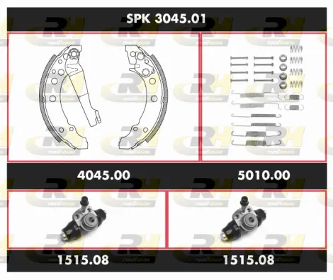 Brake Kit, drum brake (SPK 3045.01)