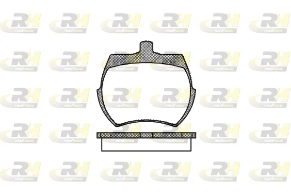 Brake Pad Set, disc brake (2050.00)