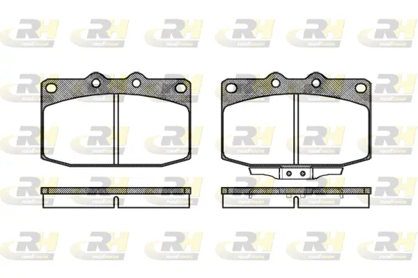 Brake Pad Set, disc brake (2235.02)