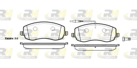 Brake Pad Set, disc brake (21393.02)