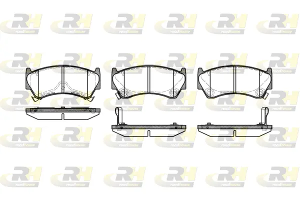 Brake Pad Set, disc brake (2592.12)