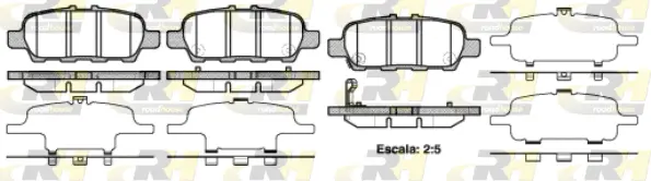 Brake Pad Set, disc brake (2876.41)