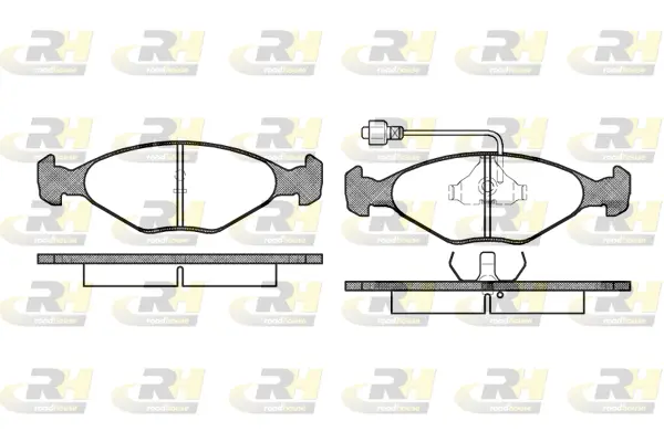 Brake Pad Set, disc brake (2124.02)