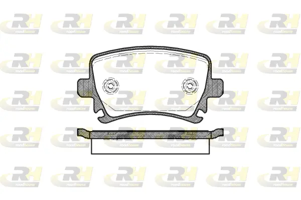 Brake Pad Set, disc brake (21031.00)