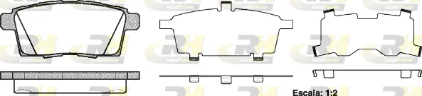 Brake Pad Set, disc brake (21268.00)