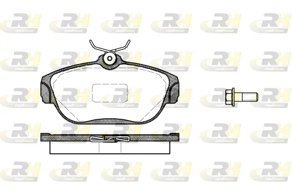 Brake Pad Set, disc brake (2368.00)