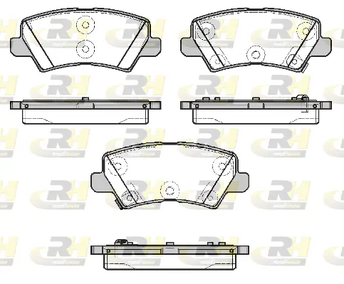 Brake Pad Set, disc brake (21804.02)