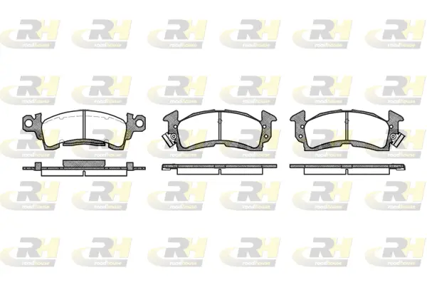 Brake Pad Set, disc brake (2510.00)