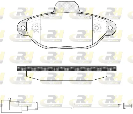 Brake Pad Set, disc brake (2414.22)