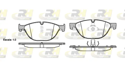 Brake Pad Set, disc brake (21414.00)