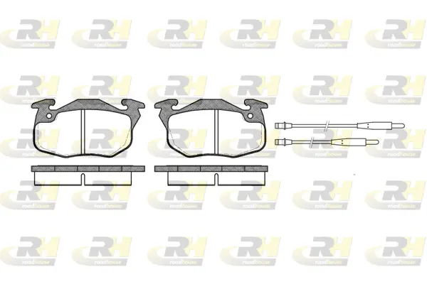 Brake Pad Set, disc brake (2192.44)