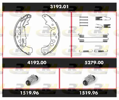 Brake Kit, drum brake (3192.01)