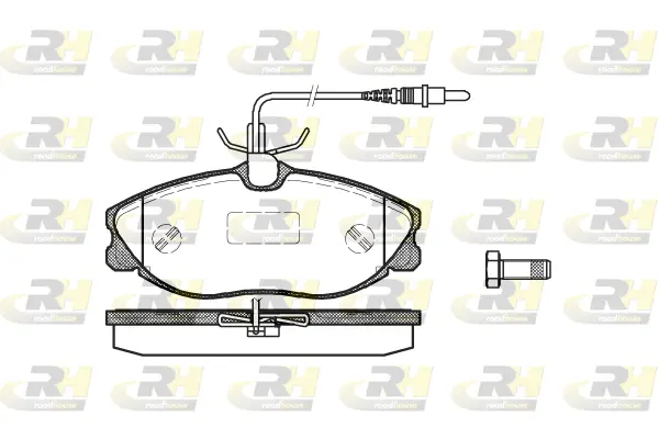 Brake Pad Set, disc brake (2604.04)