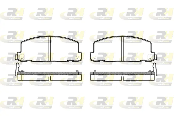 Brake Pad Set, disc brake (2181.04)
