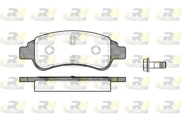 Brake Pad Set, disc brake (2840.30)