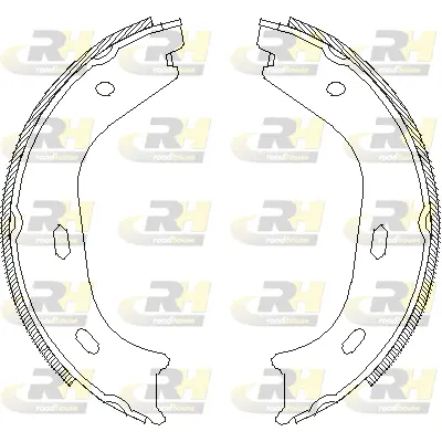 Brake Shoe, parking brake (4058.00)