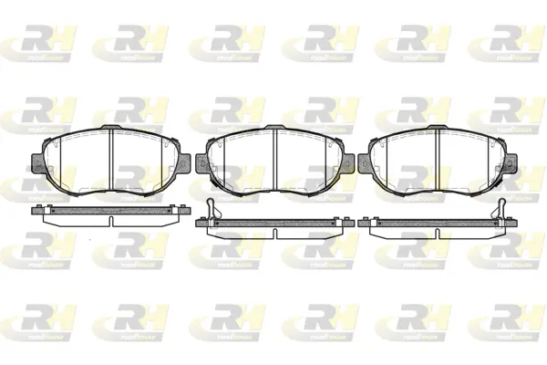 Brake Pad Set, disc brake (2456.02)