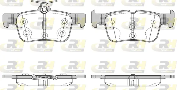 Brake Pad Set, disc brake (21551.00)