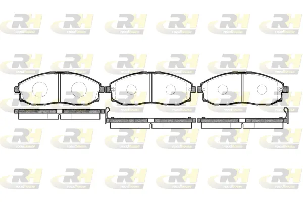 Brake Pad Set, disc brake (2703.02)