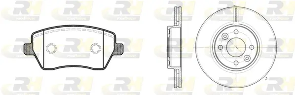 Brake Kit, disc brake (8987.00)