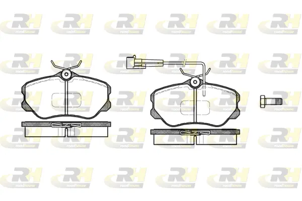 Brake Pad Set, disc brake (2303.02)