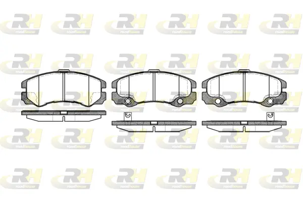 Brake Pad Set, disc brake (2425.32)