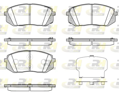 Brake Pad Set, disc brake (21302.43)
