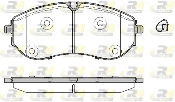 Brake Pad Set, disc brake (21857.00)