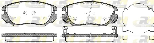 Brake Pad Set, disc brake (21385.02)