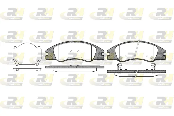 Brake Pad Set, disc brake (21134.02)