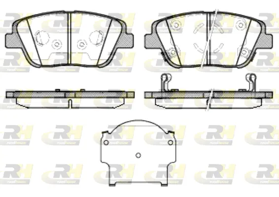 Brake Pad Set, disc brake (21423.02)