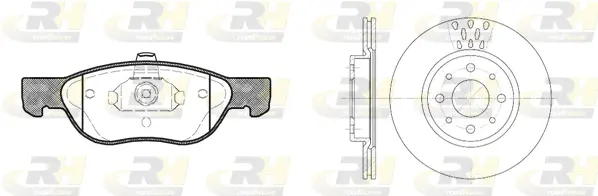 Brake Kit, disc brake (8587.00)