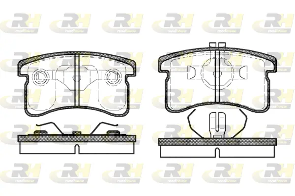 Brake Pad Set, disc brake (2489.00)