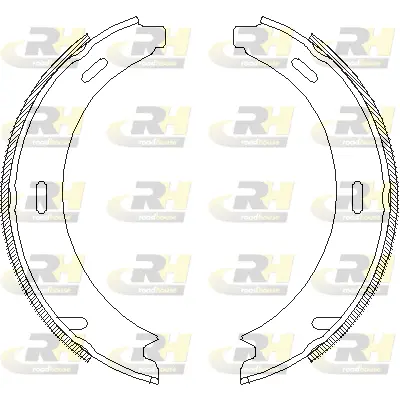 Brake Shoe, parking brake (4093.01)