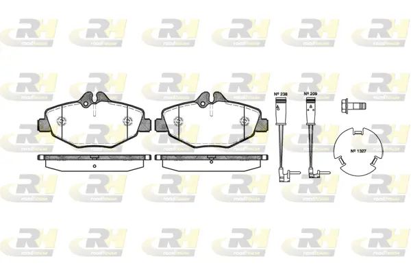 Brake Pad Set, disc brake (2990.02)