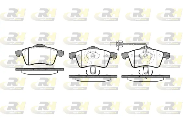 Brake Pad Set, disc brake (2618.01)