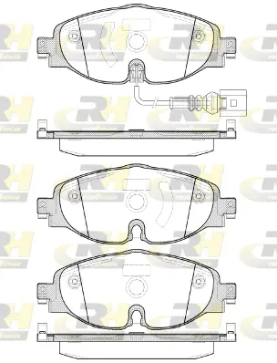 Brake Pad Set, disc brake (21515.01)