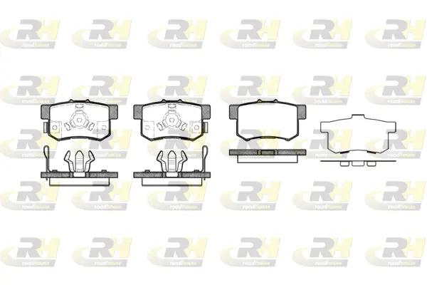 Brake Pad Set, disc brake (2325.04)