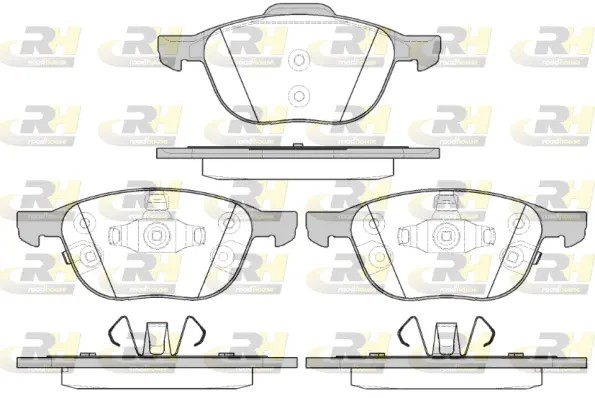 Brake Pad Set, disc brake (21082.12)