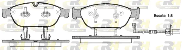 Brake Pad Set, disc brake (21441.02)