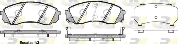Brake Pad Set, disc brake (21291.02)