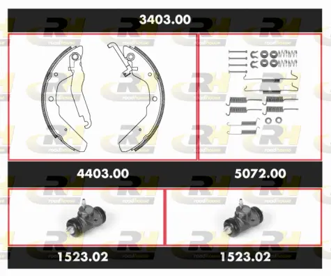 Brake Kit, drum brake (3403.00)