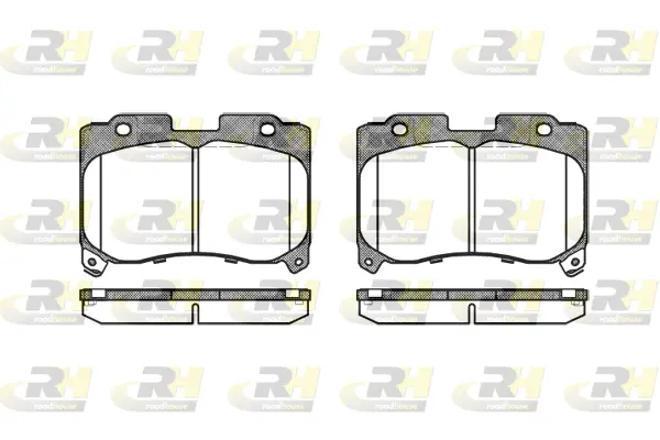Brake Pad Set, disc brake (2474.04)