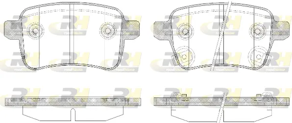 Brake Pad Set, disc brake (21450.12)