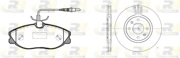 Brake Kit, disc brake (8604.00)