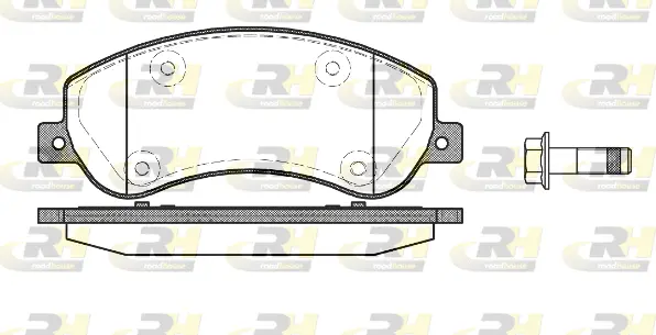 Brake Pad Set, disc brake (21250.00)